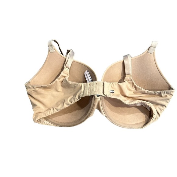 Victoria’s Secret Perfect Shape Bra Womens Padded Full Coverage Beige 34DD - Picture 4 of 8